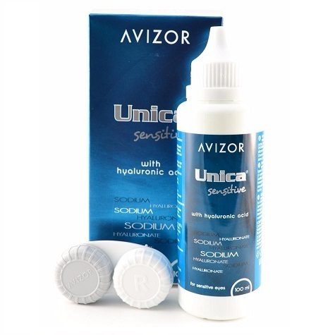 AVIZOR Unicа Sensitive ( 100 мл.) раствор + контейнер для линз